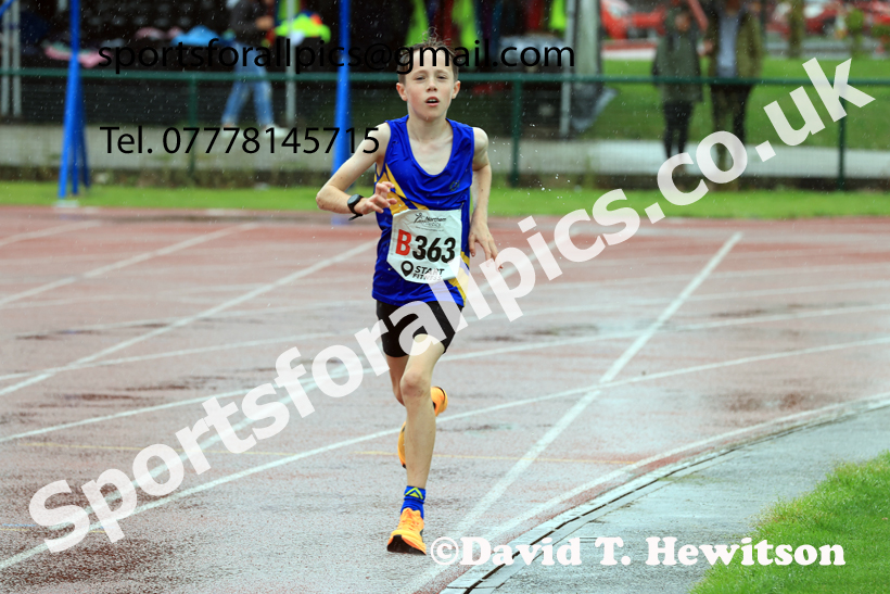 Boys Under-13s 2025 Northern Athletics Autumn Road Relays, Leigh, Lancashire. Photo: David T. Hewitson/Sports for All Pics